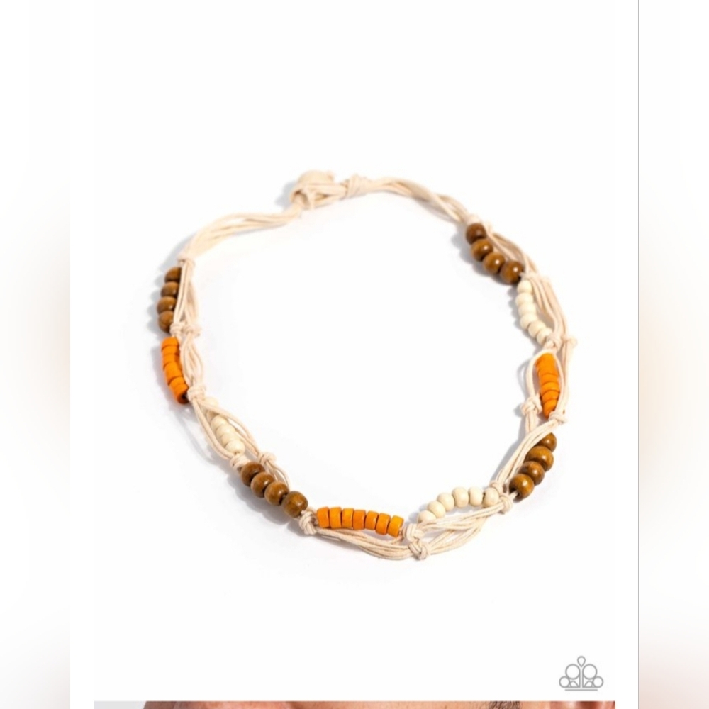 Paparazzi Estrada Escapade- Orange Necklace
